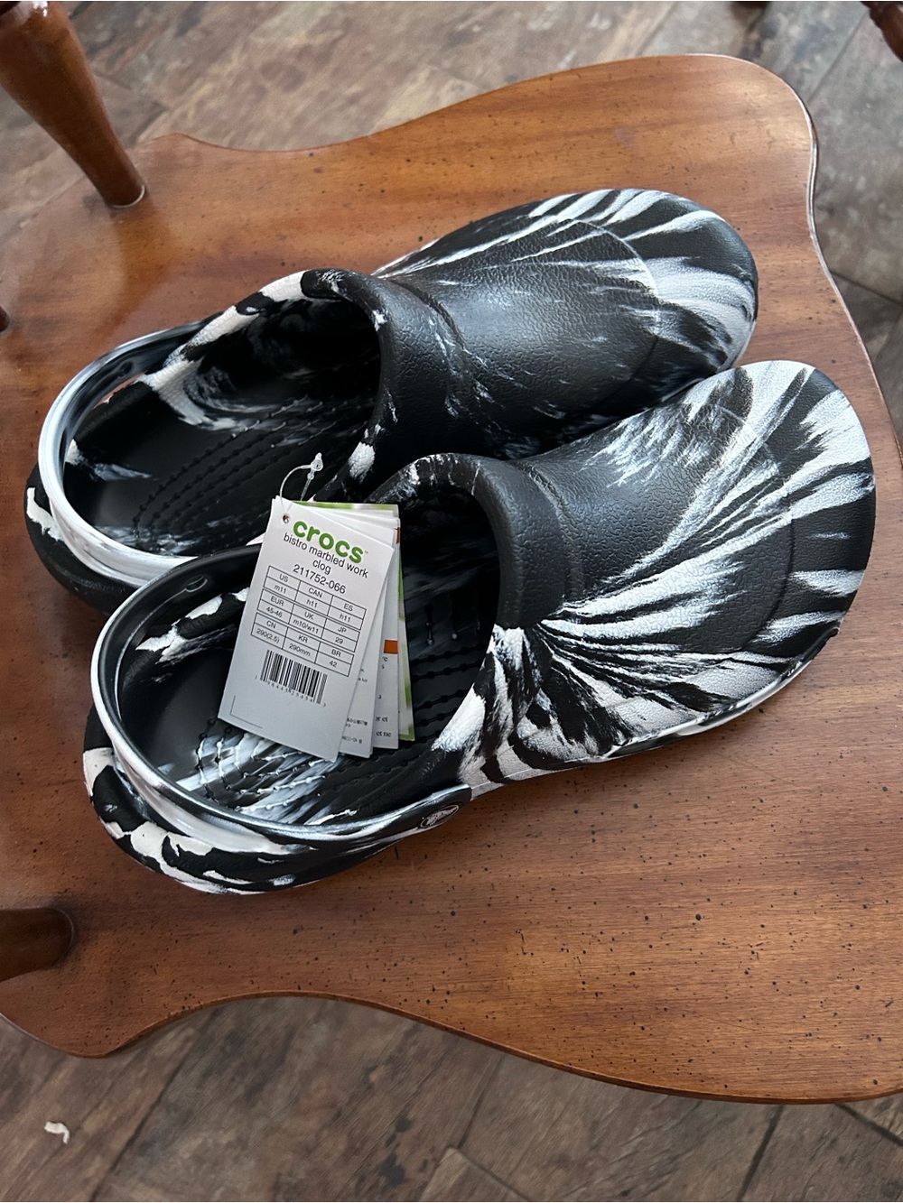Men’s Bistro Marbled Work Clog